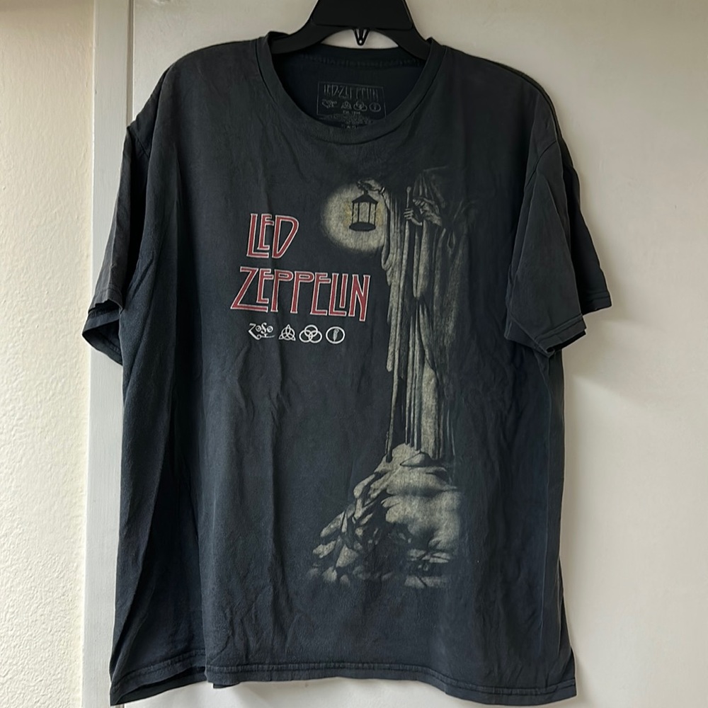 Led Zeppelin Black Tee Size XL